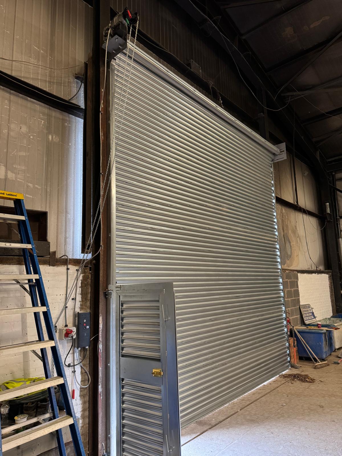 steel security roller shutter